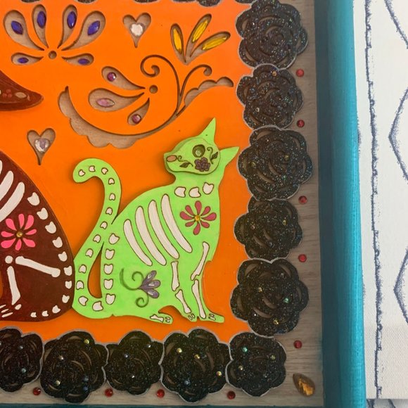 ⭐️#463 Hand Painted Wooden Halloween Sign - Picture 3 of 14